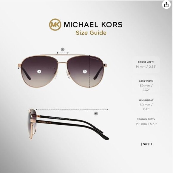 Michael Kors Aviator Sunglasses For Women main image 4